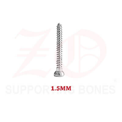 1.5mm Cortical Screws, Mini